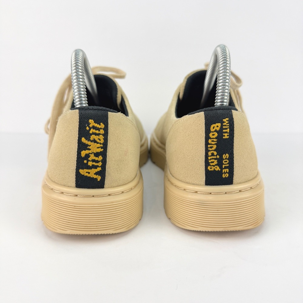 Dr Martens Dante Mens 7 Womens 8 Light Tan EH Suede Lace Sneakers Low Top Shoes
